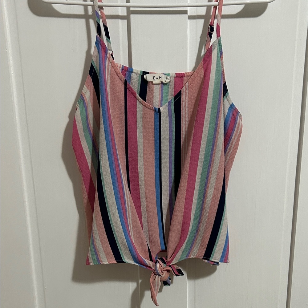 Colorful Striped Blouse
